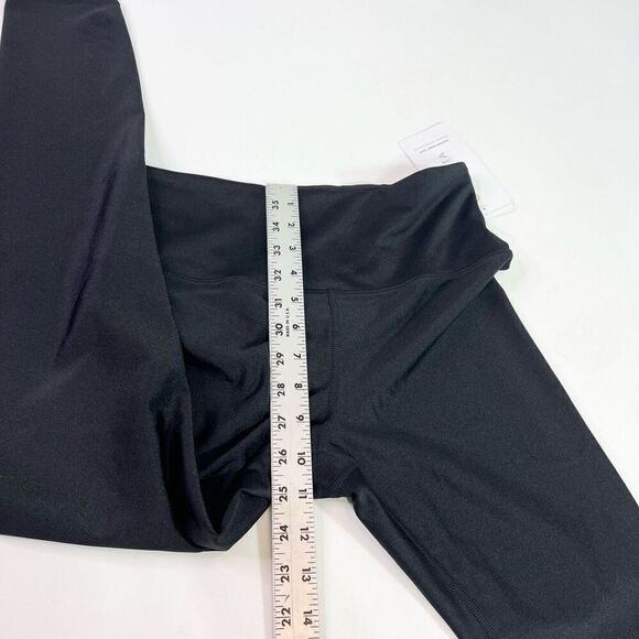 Athleta Legging Womens Medium Black Lustre Elation Shine Tight High Rise New - Picture 3 of 11